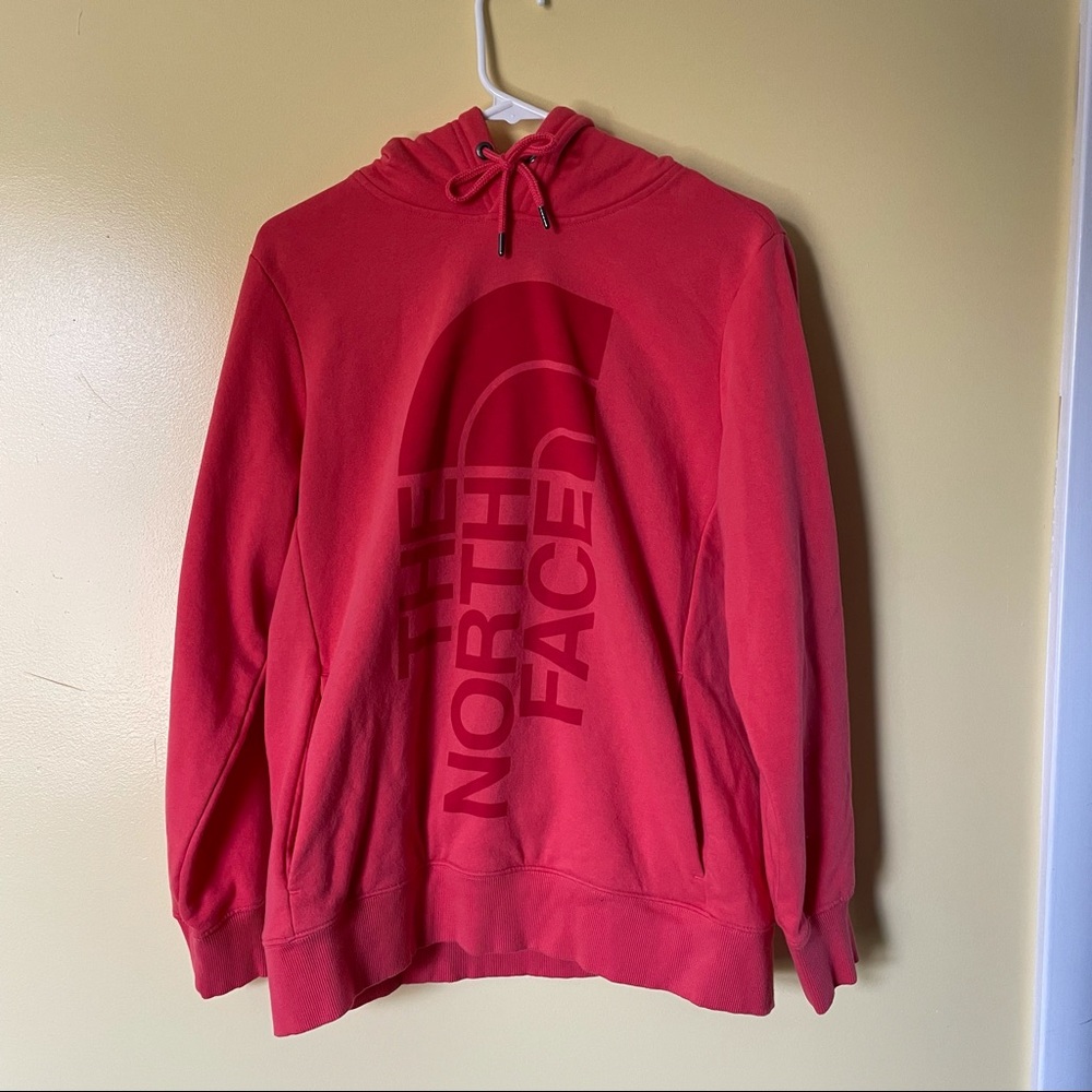 Women’s red north face hoodie